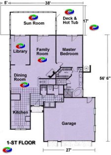 Floor Plan Hot Spots